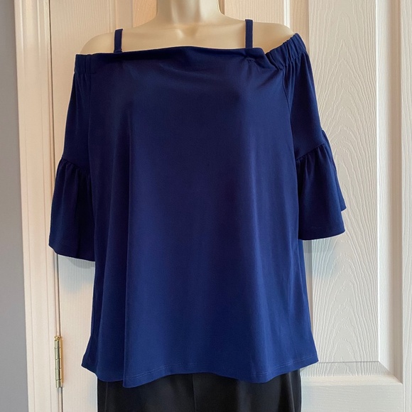 BUY 2 ITEMS & GET 1 FREE: Ricki’s Cold Shoulder Blouse - Picture 1 of 9
